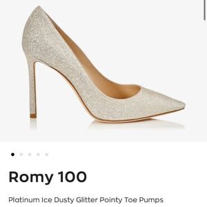 Jimmy Choo Romy 100 Ice color Size 36